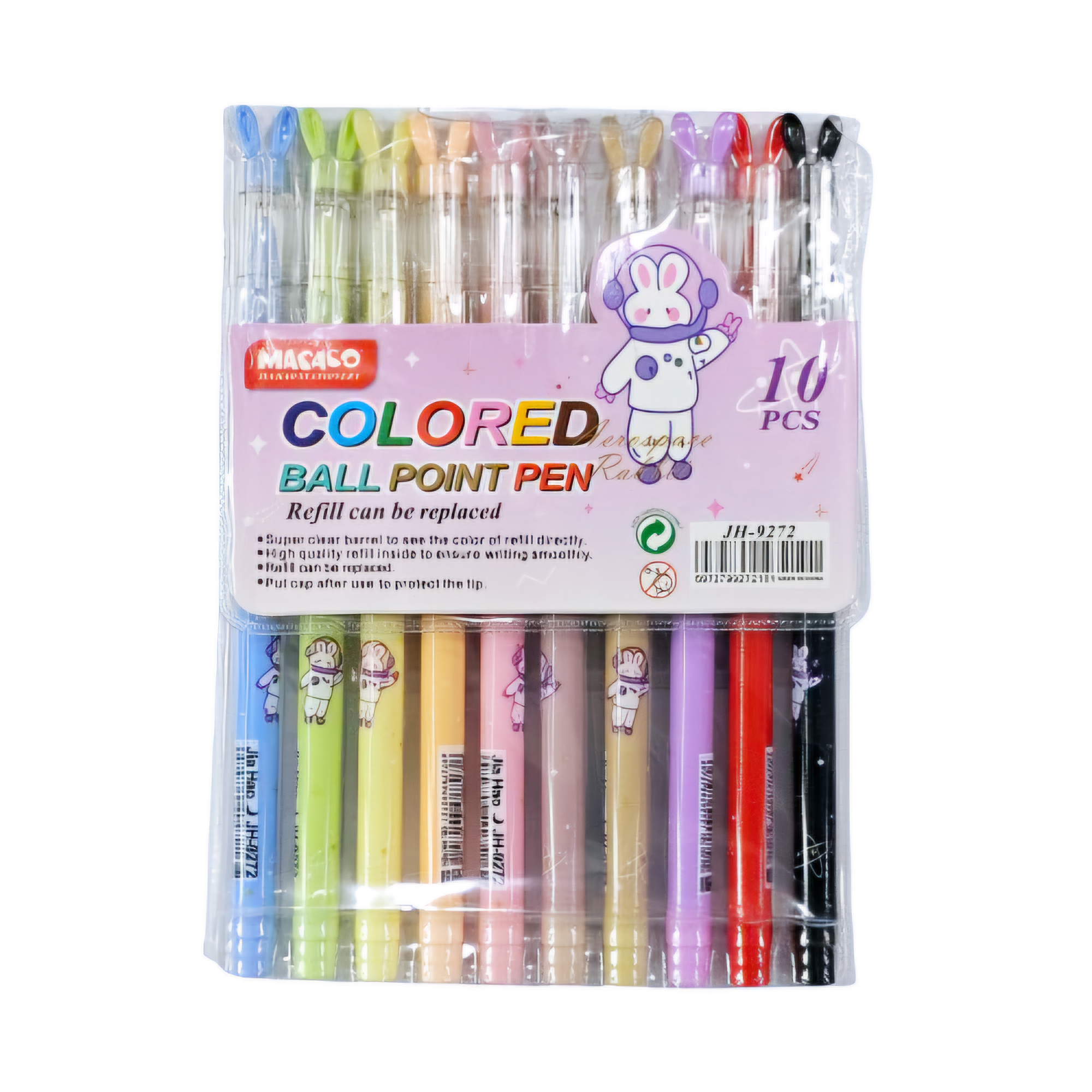 خودکار 10 رنگ خرگوشی ماکاکو JH-9272