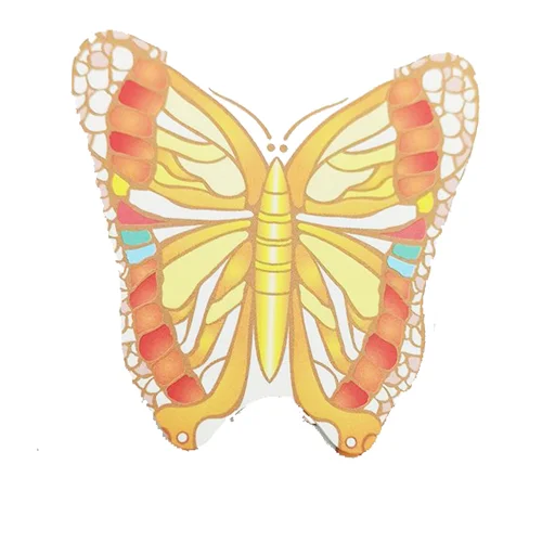 استیک نوت رونگی مدل پروانه