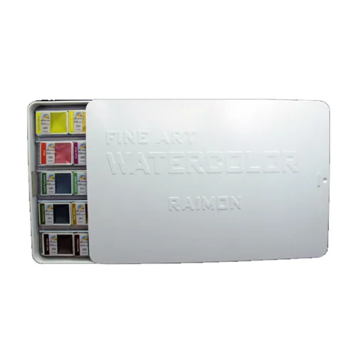 آبرنگ  48 رنگ رایمون جعبه فلزی