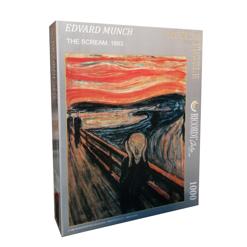 پازل ریکوردی طرح جیغ  1000 تکه ( EDVARD MUNCH )