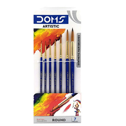 ست قلم مو گرد ۷ عددی آرتیست دامس کد 8066