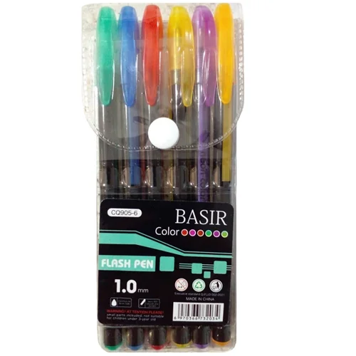 پک خودکار 6 رنگ flash pen کد CQ905-6