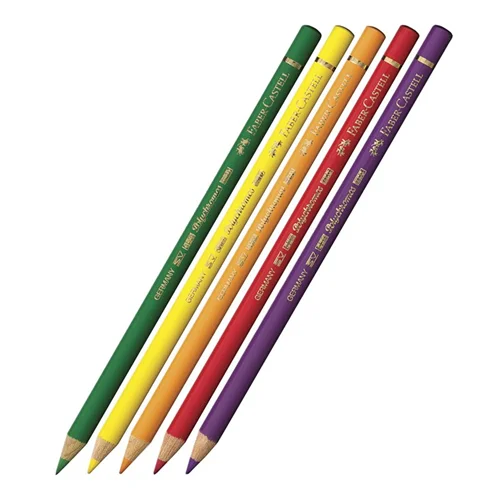 مداد رنگی پلی کروم  از کد 101 الی 199 تک رنگ فابر کاستل