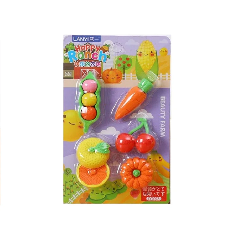 پاکن فانتزی طرح میوه و سبزیجات مدل LY1023