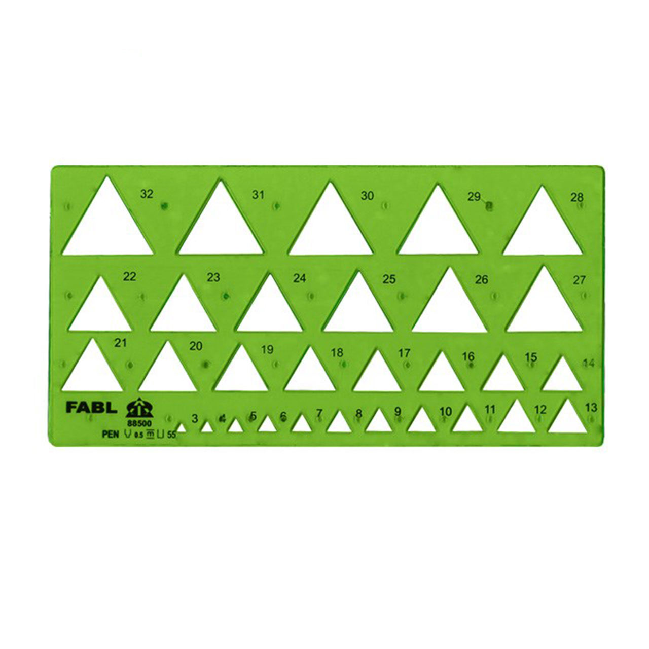 شابلون فابل مثلث