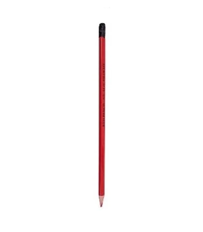 مداد قرمز سه گوش پاکن دار ام کیو