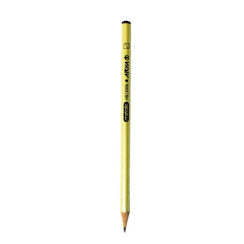 مداد مشکی گرد آریا مدل متالیک کد 3006