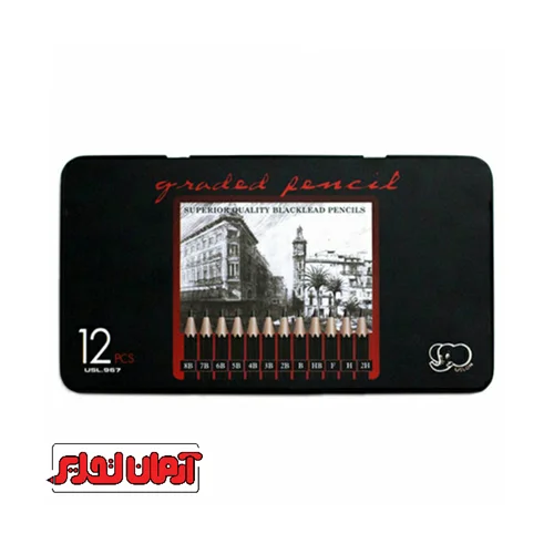 مداد طراحی 12 عددی uslon مدل usl-967