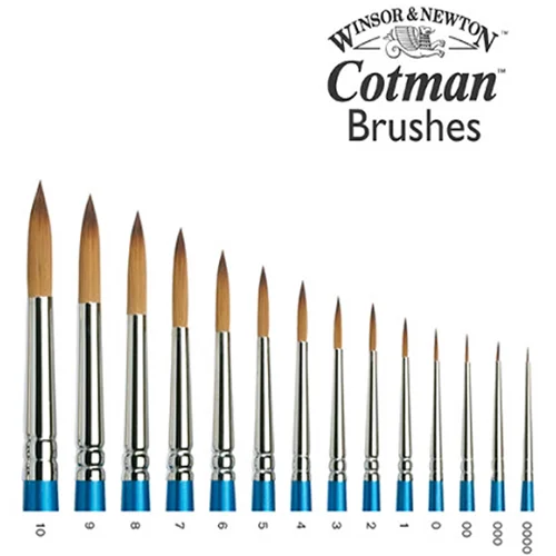قلم موی گرد وینزور سری 111 مدل Cotman