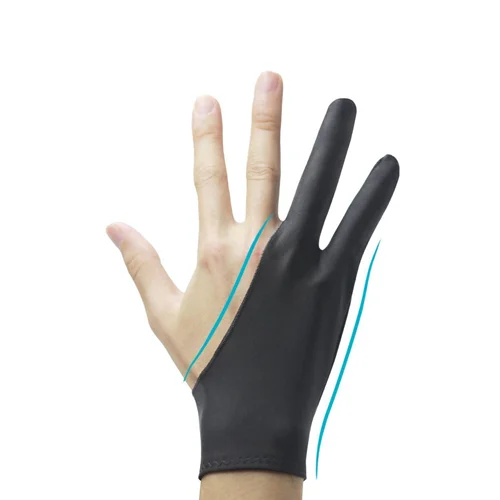 دستکش طراحی دو انگشتی مشکی