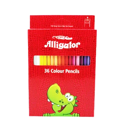 مداد رنگی 36 رنگ سوسمار جعبه مقوایی
